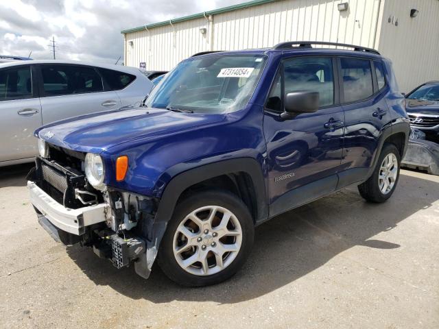 ZACCJBAB8JPJ28307 - 2018 JEEP RENEGADE SPORT BLUE photo 1