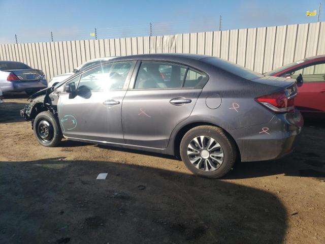 19XFB2F57FE279966 - 2015 HONDA CIVIC LX GRAY photo 2