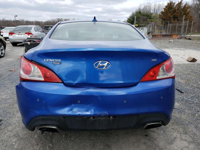 KMHHU6KH9BU045524 - 2011 HYUNDAI GENESIS CO 3.8L BLUE photo 6