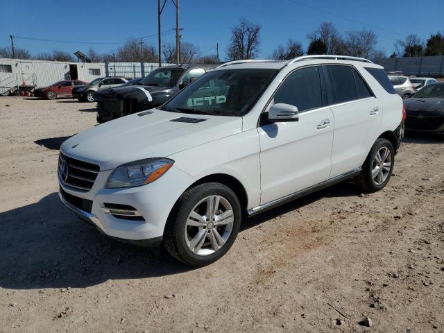 4JGDA5HB8FA581991 - 2015 MERCEDES-BENZ ML 350 4MATIC WHITE photo 1