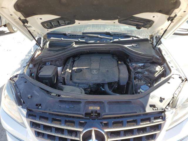 4JGDA5HB8FA581991 - 2015 MERCEDES-BENZ ML 350 4MATIC WHITE photo 12