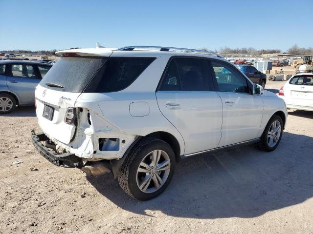 4JGDA5HB8FA581991 - 2015 MERCEDES-BENZ ML 350 4MATIC WHITE photo 3