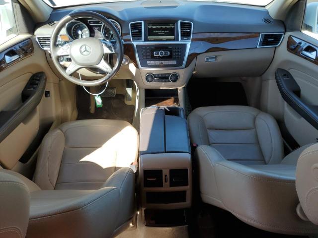 4JGDA5HB8FA581991 - 2015 MERCEDES-BENZ ML 350 4MATIC WHITE photo 8