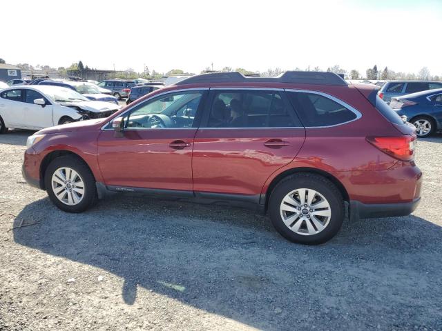 4S4BSAHCXG3238787 - 2016 SUBARU OUTBACK 2.5I PREMIUM BURGUNDY photo 2