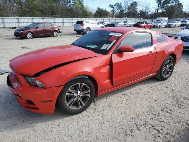 1ZVBP8AMXD5250193 - 2013 FORD MUSTANG RED photo 1