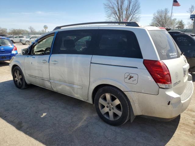 5N1BV28U66N105520 - 2006 NISSAN QUEST S WHITE photo 2