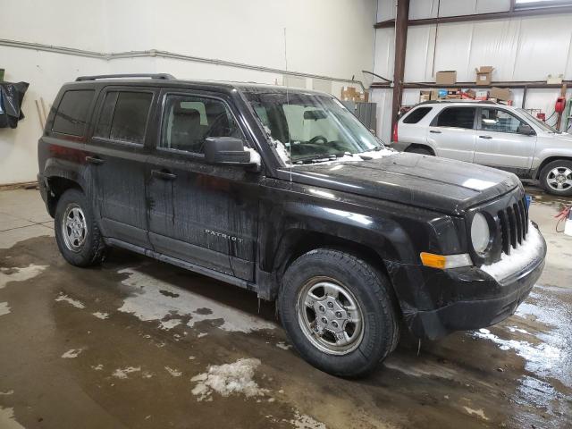 1C4NJRAB0ED683647 - 2014 JEEP PATRIOT BLACK photo 4