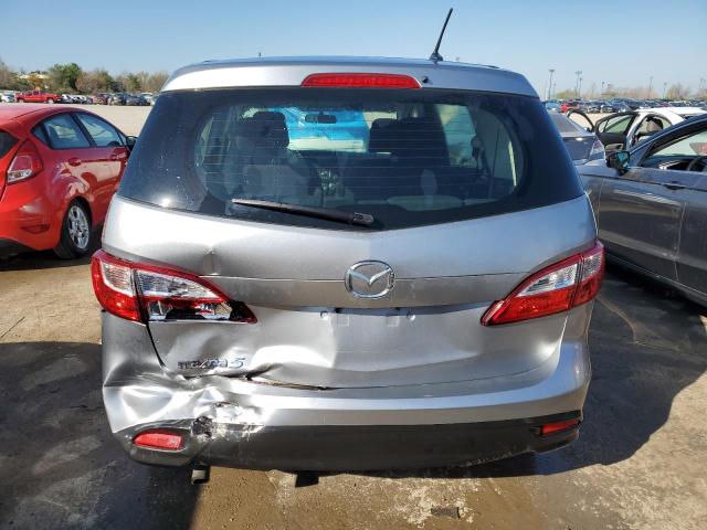 JM1CW2BL3C0109832 - 2012 MAZDA 5 SILVER photo 6