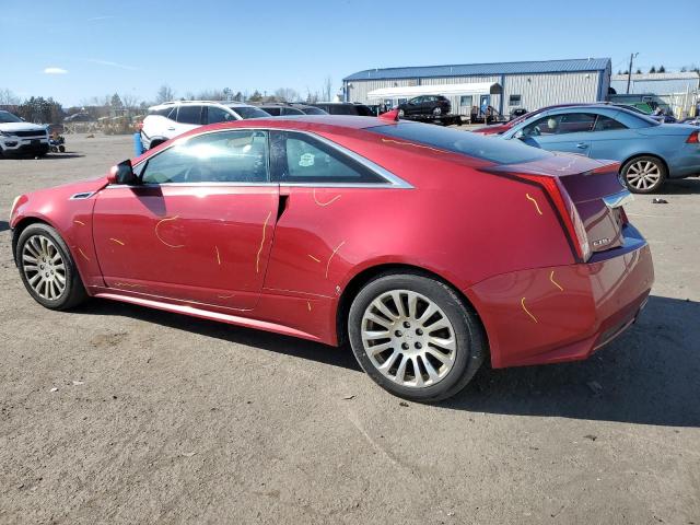 1G6DL1ED5B0165400 - 2011 CADILLAC CTS PERFORMANCE COLLECTION RED photo 2