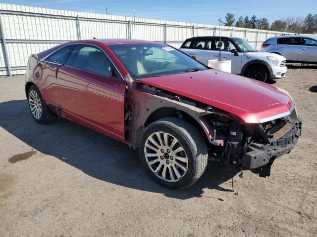 1G6DL1ED5B0165400 - 2011 CADILLAC CTS PERFORMANCE COLLECTION RED photo 4
