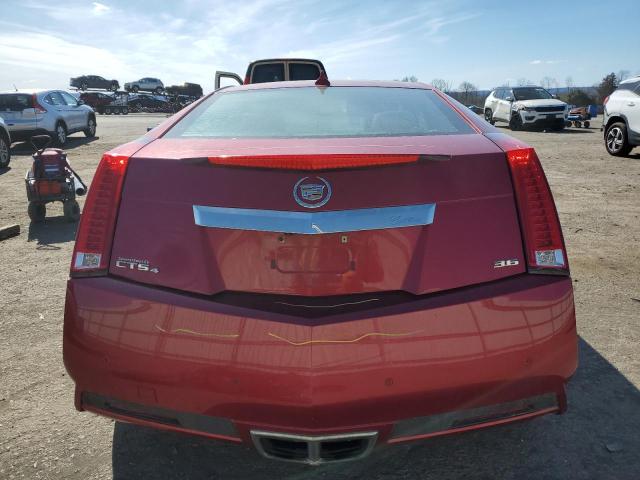 1G6DL1ED5B0165400 - 2011 CADILLAC CTS PERFORMANCE COLLECTION RED photo 6