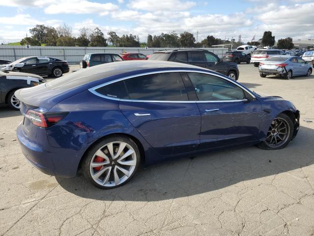 5YJ3E1EB3KF393592 - 2019 TESLA MODEL 3 BLUE photo 3