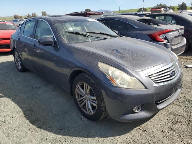 JN1DV6AP4BM601721 - 2011 INFINITI G25 BASE GRAY photo 4