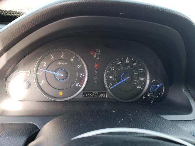 5J6TF2H59CL009915 - 2012 HONDA CROSSTOUR EXL ბურგუნდია ფოტო 9