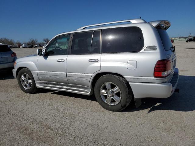 JTJHT00W174025911 - 2007 LEXUS LX 470 SILVER photo 2