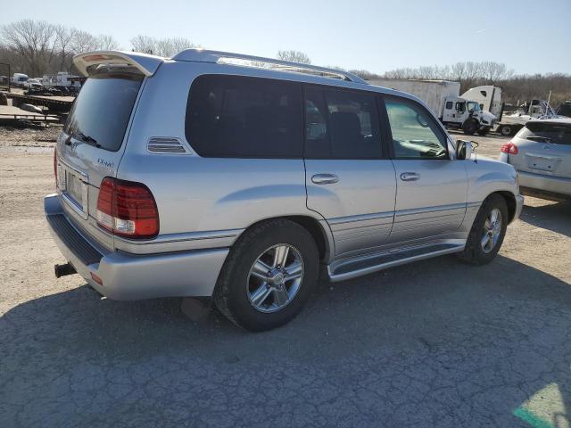 JTJHT00W174025911 - 2007 LEXUS LX 470 SILVER photo 3