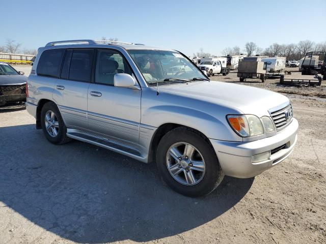 JTJHT00W174025911 - 2007 LEXUS LX 470 SILVER photo 4