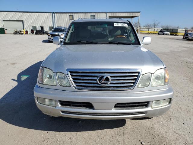 JTJHT00W174025911 - 2007 LEXUS LX 470 SILVER photo 5