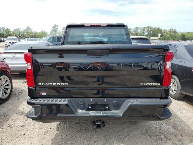 3GCPABEK9PG172454 - 2023 CHEVROLET SILVERADO C1500 CUSTOM BLACK photo 6