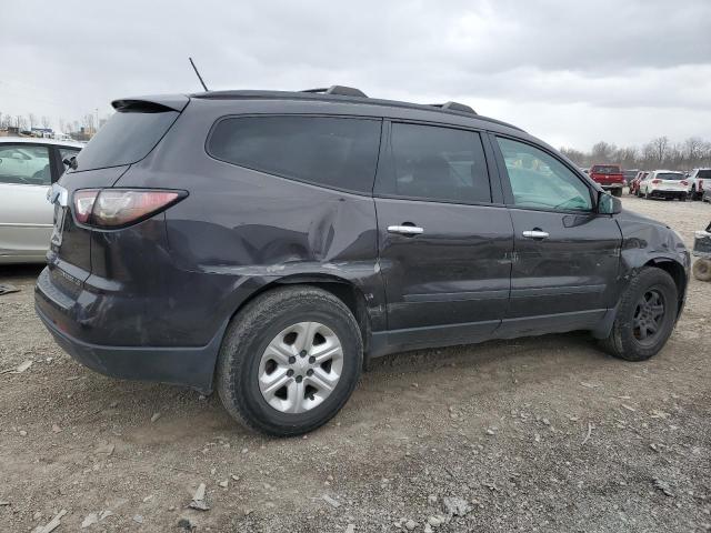 1GNKRFKD5FJ365544 - 2015 CHEVROLET TRAVERSE LS CHARCOAL photo 3