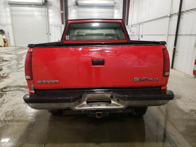 2GTEK19K1P1559808 - 1993 GMC SIERRA K1500 RED photo 6