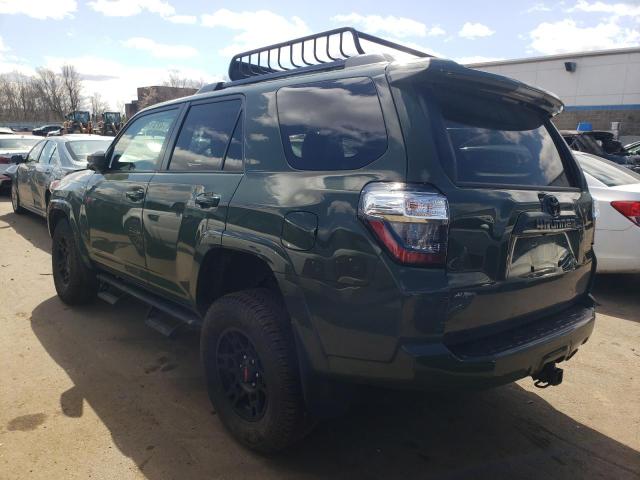 JTETU5JRXN6028528 - 2022 TOYOTA 4RUNNER TRAIL GREEN photo 2