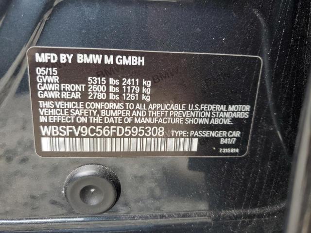 WBSFV9C56FD595308 - 2015 BMW M5 BLACK photo 13