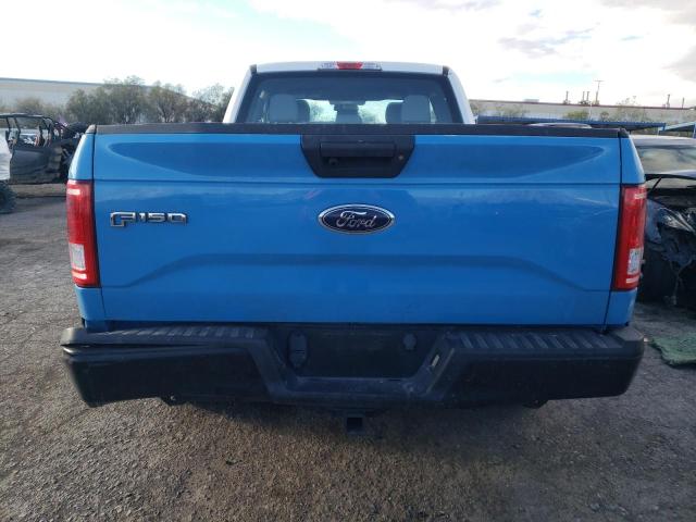 1FTEX1C80HKC37807 - 2017 FORD F150 SUPER CAB BLUE photo 6