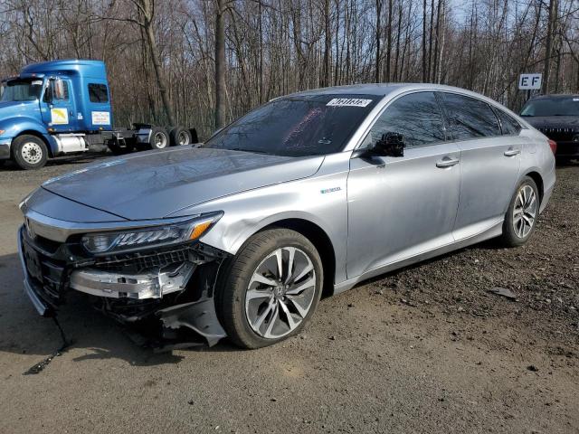 1HGCV3F19LA013507 - 2020 HONDA ACCORD HYBRID SILVER photo 1