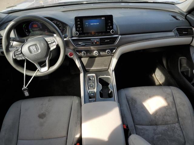 1HGCV3F19LA013507 - 2020 HONDA ACCORD HYBRID SILVER photo 8