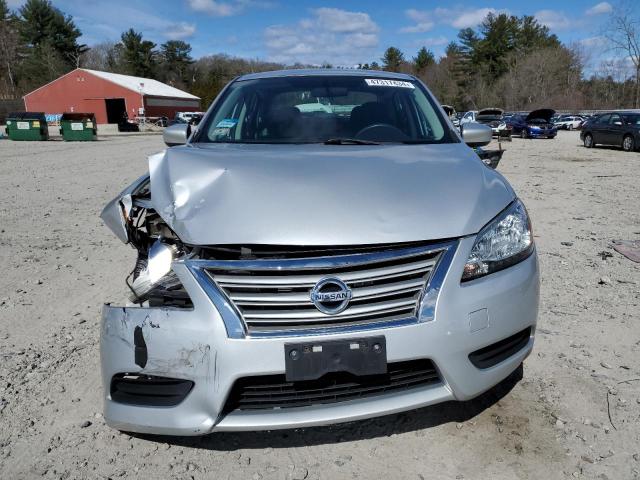 1N4AB7AP0DN908336 - 2013 NISSAN SENTRA S SILVER photo 5