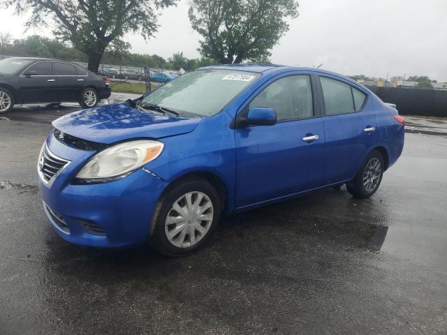 3N1CN7AP4EL816130 - 2014 NISSAN VERSA S BLUE photo 1