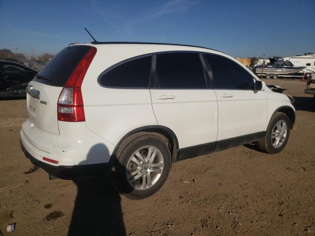 JHLRE4H70BC008380 - 2011 HONDA CR-V EXL WHITE photo 3