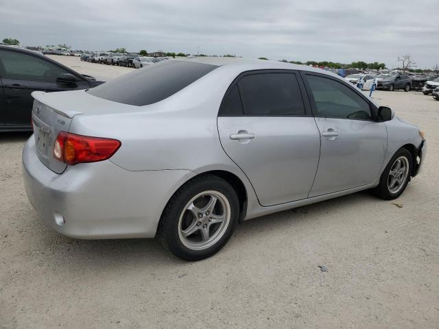 1NXBU40E39Z099480 - 2009 TOYOTA COROLLA BASE SILVER photo 3