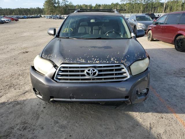 JTEES42A082069473 - 2008 TOYOTA HIGHLANDER LIMITED GRAY photo 5