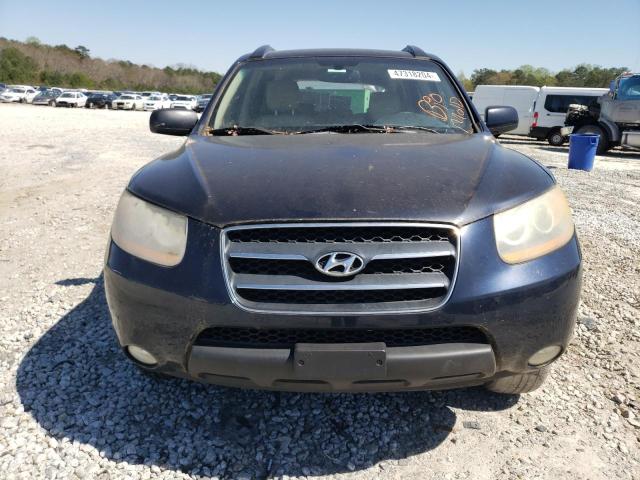 5NMSH13E48H198768 - 2008 HYUNDAI SANTA FE SE BLUE photo 5