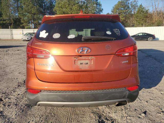 5XYZU3LB2DG013889 - 2013 HYUNDAI SANTA FE S ORANGE photo 6