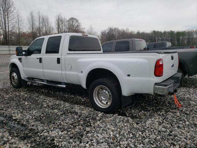 1FTXW42R38EA76004 - 2008 FORD F450 SUPER DUTY WHITE photo 2