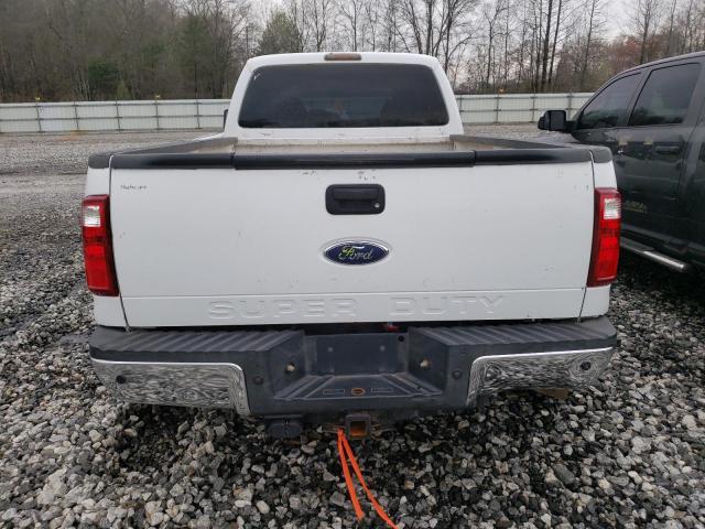 1FTXW42R38EA76004 - 2008 FORD F450 SUPER DUTY WHITE photo 6