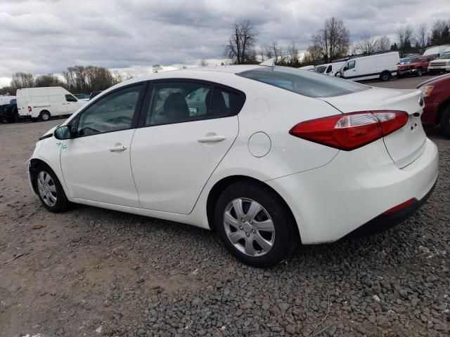 KNAFK4A65G5543420 - 2016 KIA FORTE LX WHITE photo 2