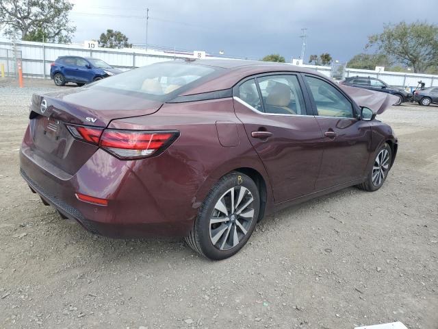 3N1AB8CV9PY314706 - 2023 NISSAN SENTRA SV MAROON photo 3