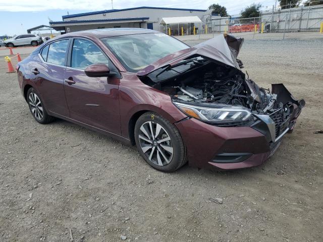 3N1AB8CV9PY314706 - 2023 NISSAN SENTRA SV MAROON photo 4