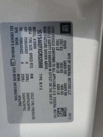 1GYS4KEFXCR325898 - 2012 CADILLAC ESCALADE ESV PLATINUM თაფლისფერი ფოტო 13