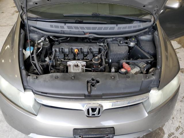 2HGFA16578H334941 - 2008 HONDA CIVIC LX GRAY photo 11