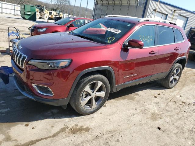 1C4PJMDX3KD483425 - 2019 JEEP CHEROKEE LIMITED RED photo 1