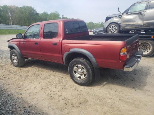 5TEGM92N92Z112234 - 2002 TOYOTA TACOMA DOUBLE CAB PRERUNNER RED photo 2