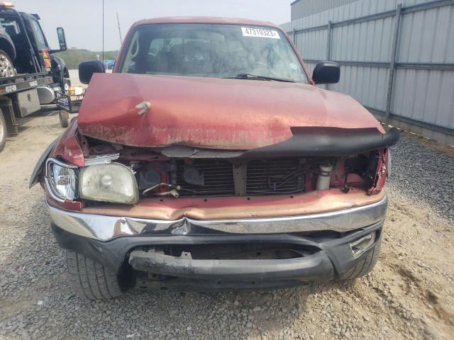 5TEGM92N92Z112234 - 2002 TOYOTA TACOMA DOUBLE CAB PRERUNNER RED photo 5