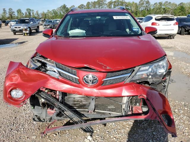 2T3WFREV1DW041269 - 2013 TOYOTA RAV4 XLE RED photo 5