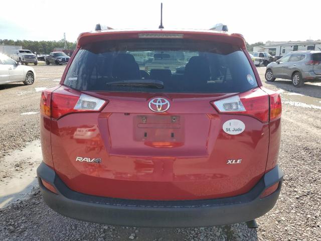 2T3WFREV1DW041269 - 2013 TOYOTA RAV4 XLE RED photo 6