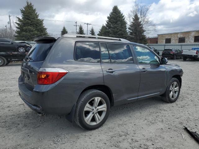 JTEES43A582056880 - 2008 TOYOTA HIGHLANDER SPORT GRAY photo 3